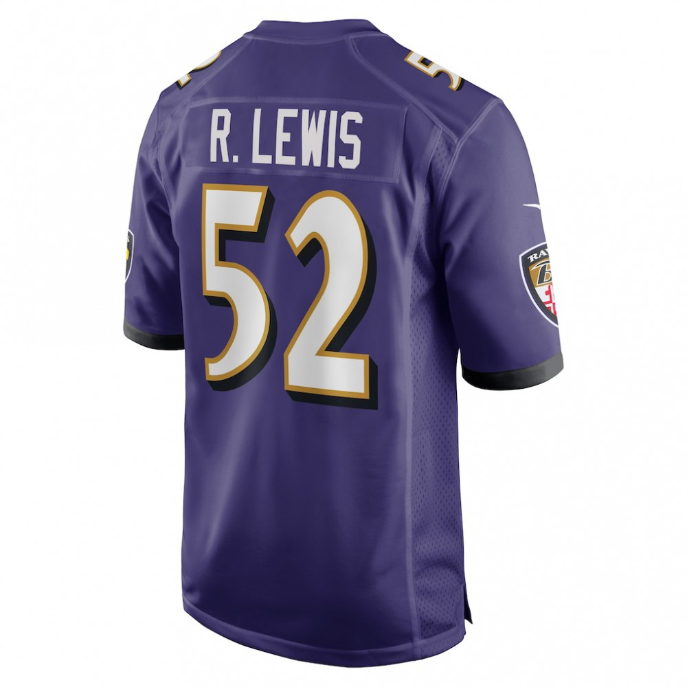 Ray Lewis Baltimore Ravens Nike Retired Player Jersey - Purple-GridironStore